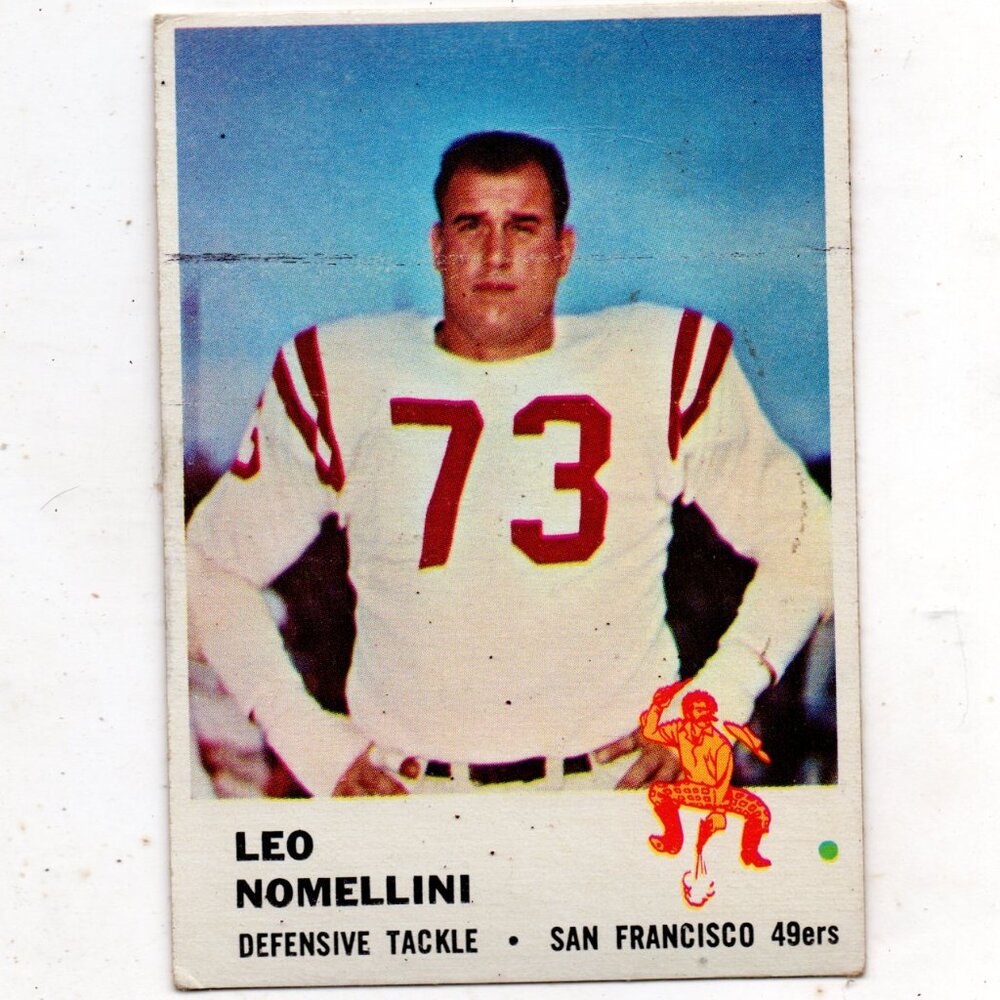 1961 FLEER #67 LEO NOMELLINI 49ers